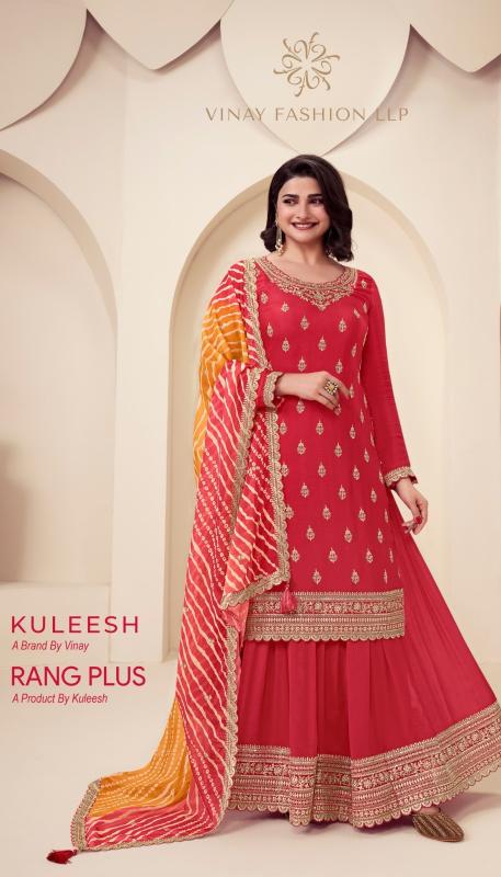 vinay kuleesh rang plus chinon shop trendy unstitch suit 