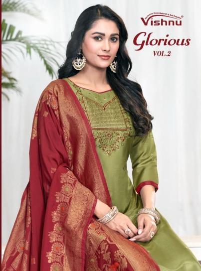 glorious vol 2 by vishnu impex simmer elegance style suit for ladies 