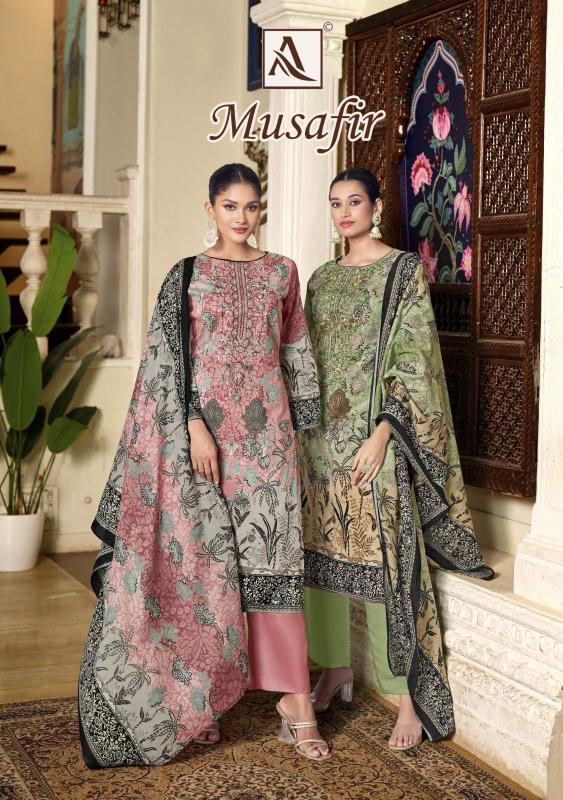 musafir by alok cambric cotton new design fancy pakistani suit for womens 