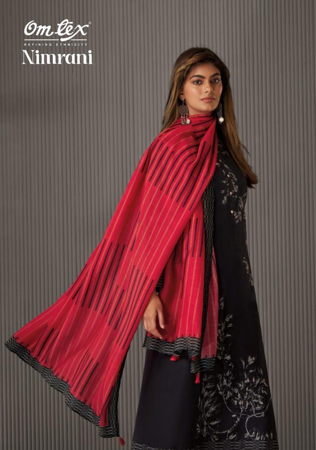 nimrani by omtex linen cotton hit design dress material 