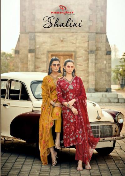 nishant fashion shalini jam silk traditional wear 3pcs dress supplier 
