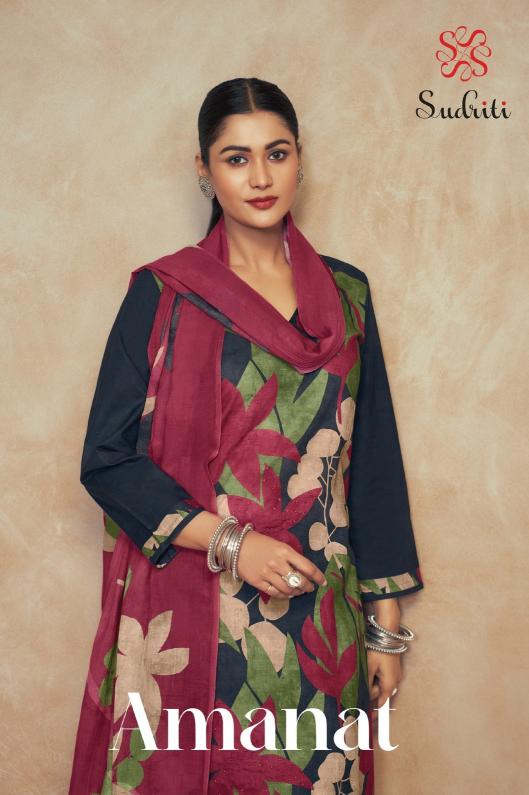 sudriti amanat cotton lawn shop trendy unstitch salwar suits 