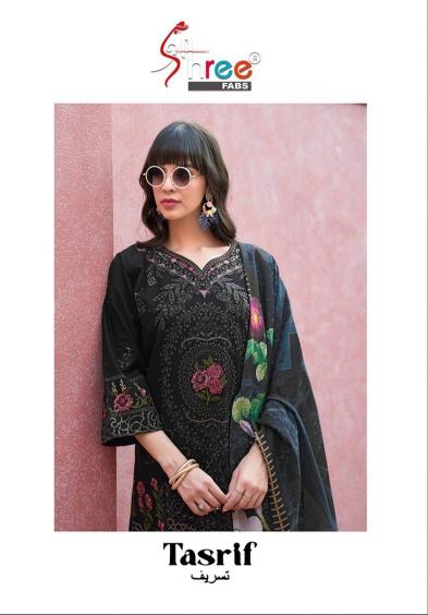 tasrif by shree fabs cotton comfortable pakistani suit for ladies 