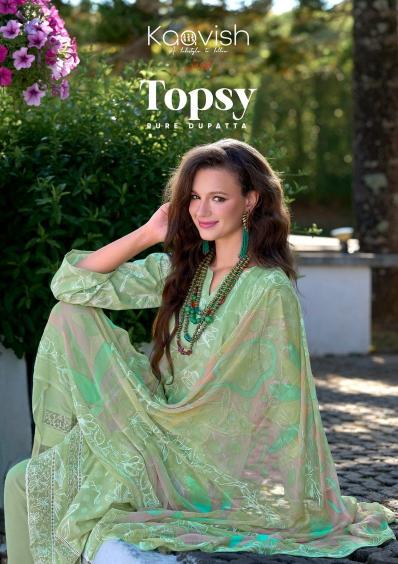 topsy by kaavish lawn cotton colour addition unstitch ladies suit 