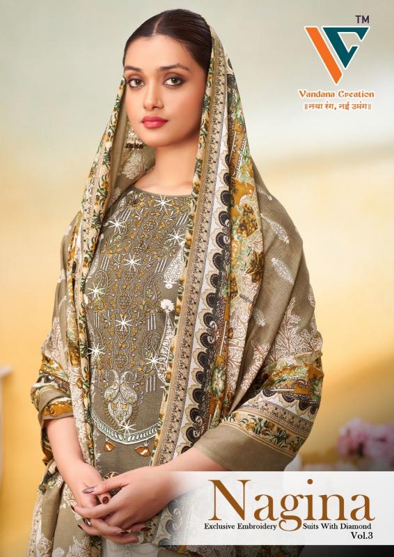 vandana‎ creation nagina‎ vol 3 cotton modern pakistani suits online 