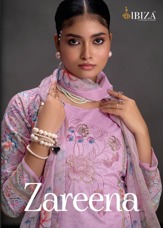zareena by ibiza lawn cotton stylish look dress material online 