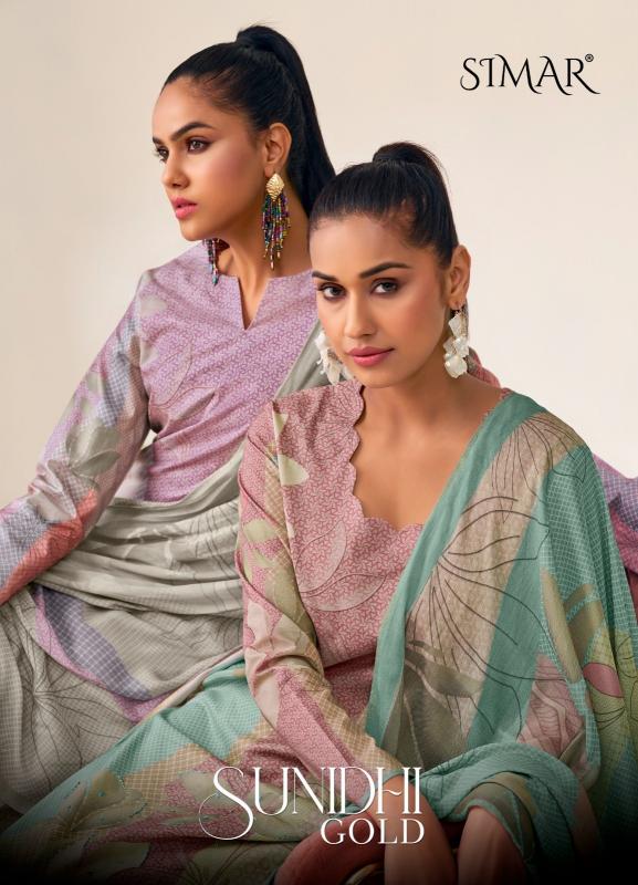 glossy sunidhi gold lawn cotton unstitch modern salwar kameez