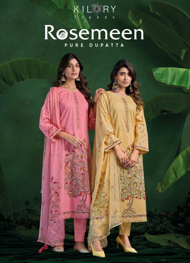 kilory rosemeen lawn cotton suits 