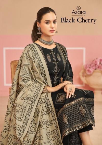 radhika black cherry by azara cotton casual wear fancy dress materials