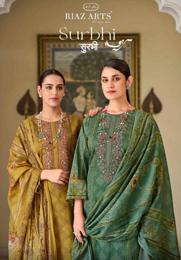riaz arts surbhi karachi print ladies suits 