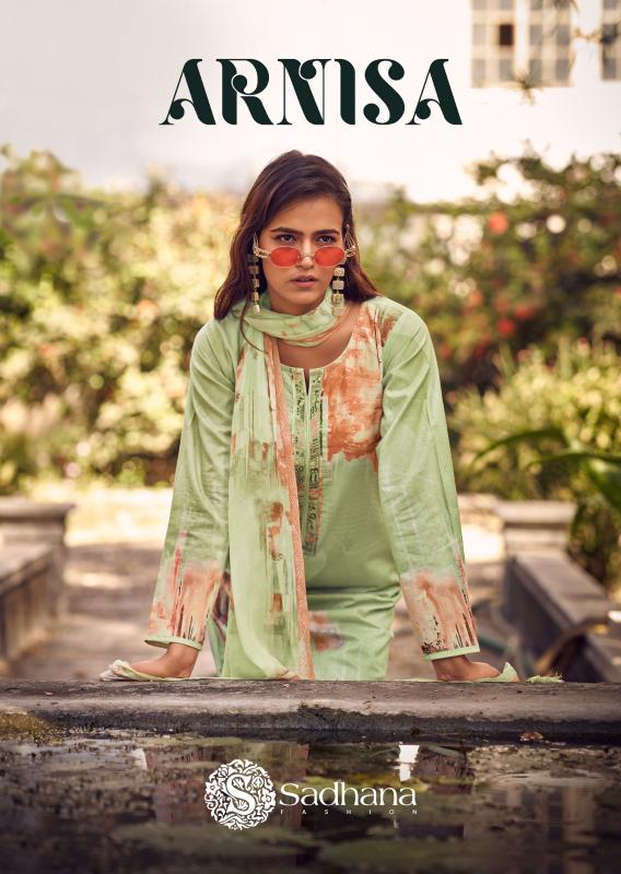 sadhana fashion arnisa lawn ladies suits 
