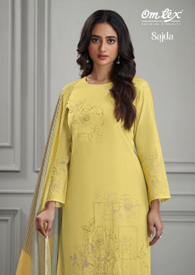 sajda by omtex lawn cotton stylish look dress online 