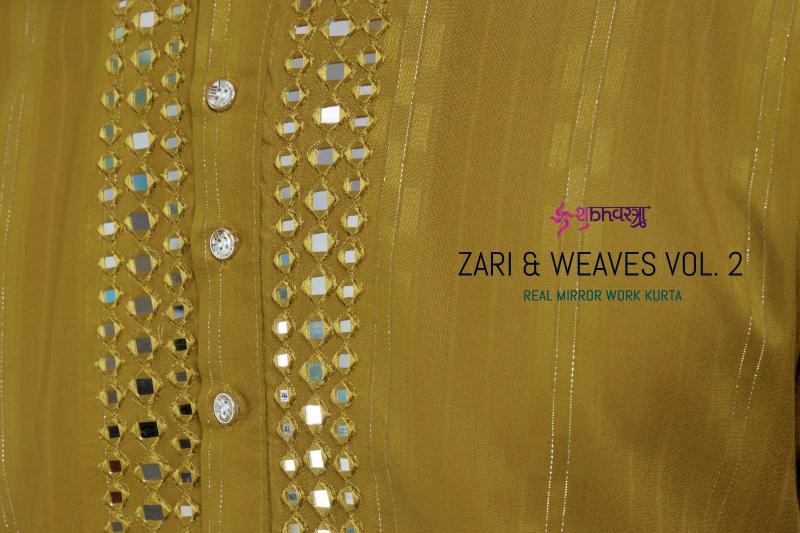 zari & weaves vol 2 by shubhvastra viscose rayon fullstitch designer mens kurta with dupatta 