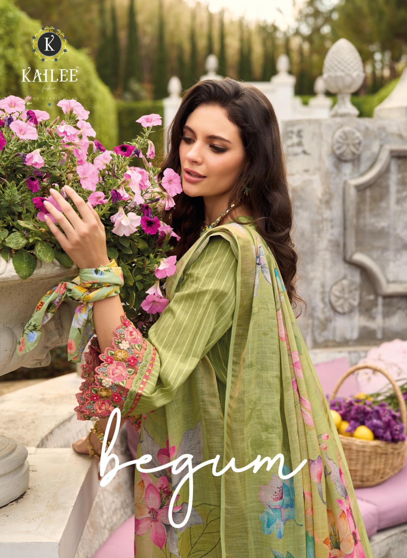 begum vol 7 by kailee fashion cotton a line style readymade premium suit for womens 