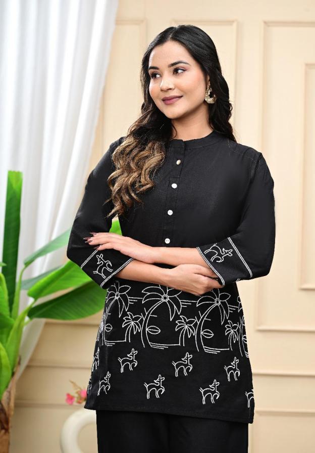 pattern co-ord set of pure cotton full stitched big size combo 2pcs dress 