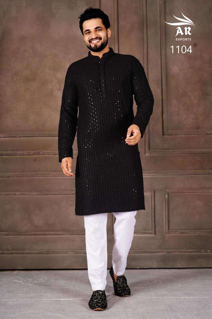 a r exports shaab ji vol 1 rayon shiflli readymade fashionable design mens kurta 