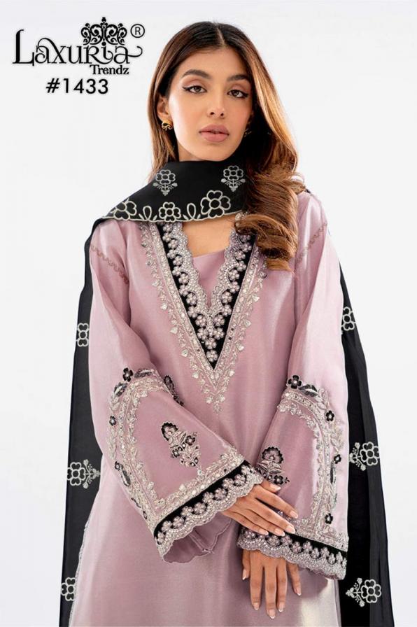 1433 by laxuria trendz readymade stylish pakistani suit for womens 