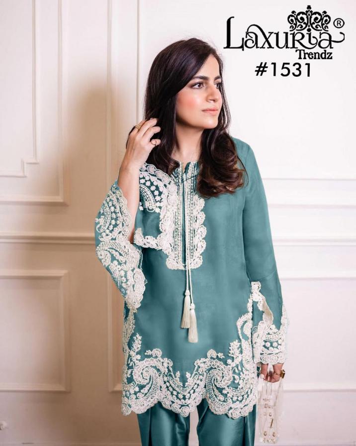1531 by laxuria trendz vichitra readymade designer pakistani 3pcs dress