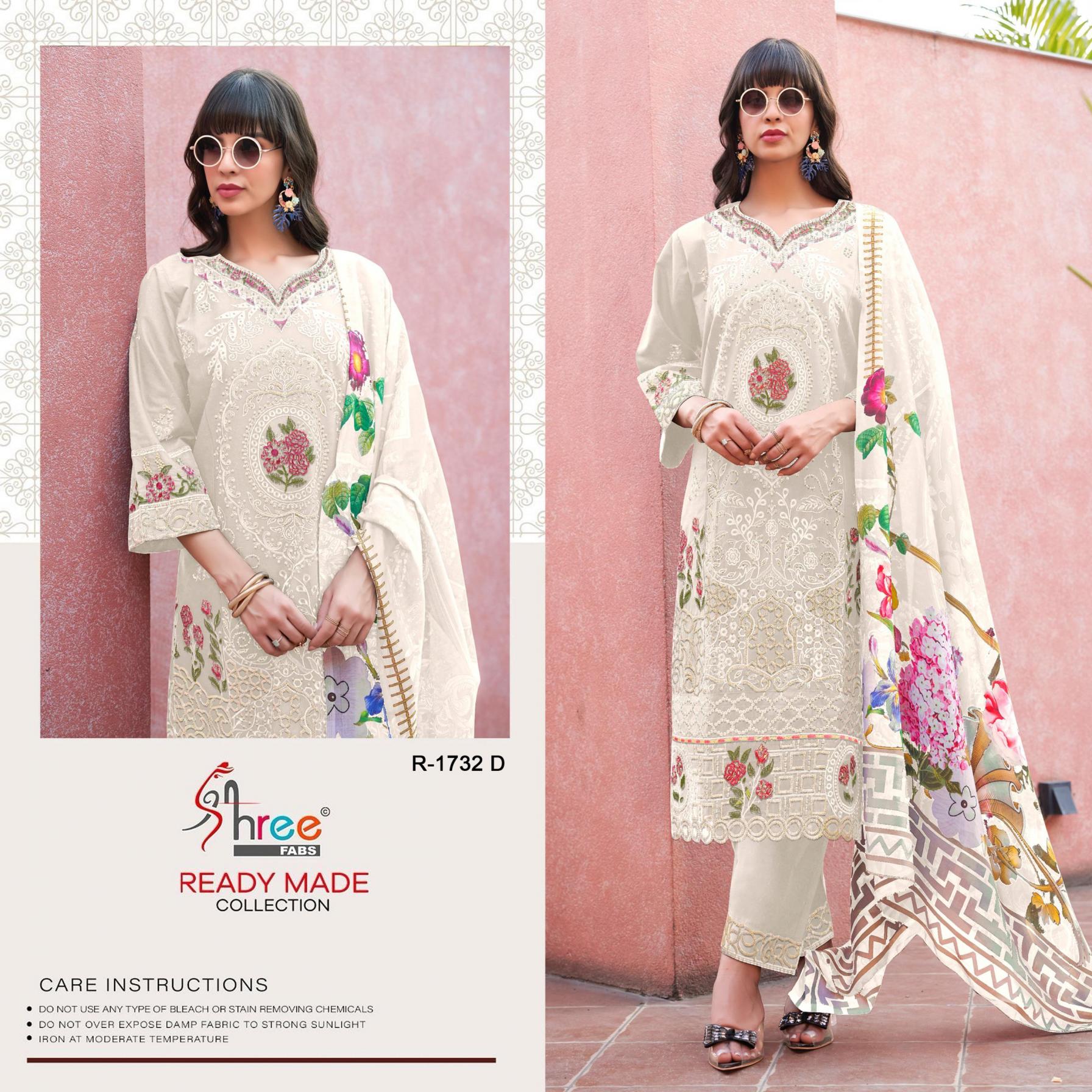 1732 shree fabs readymade classic pakistani suit for womens 