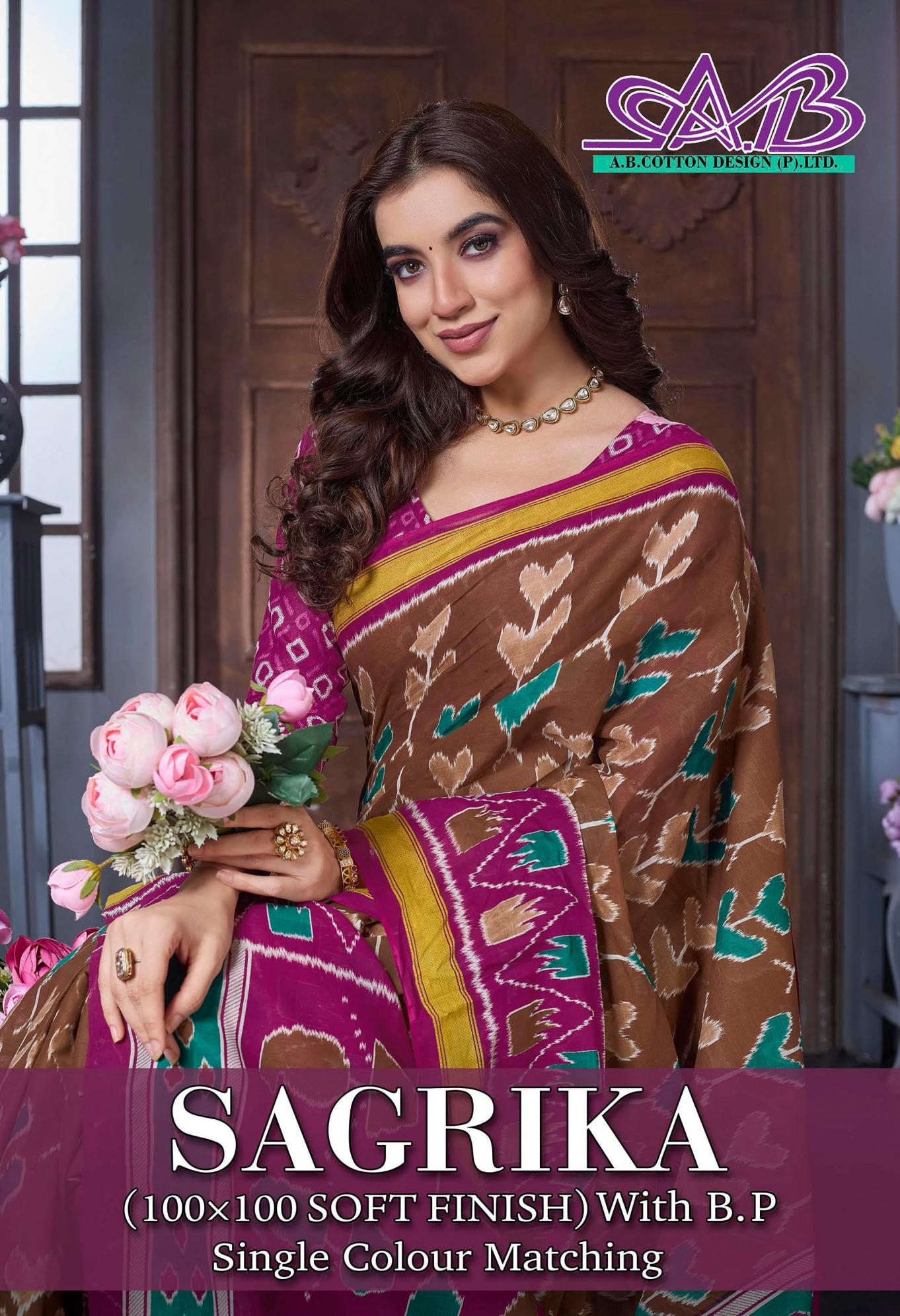 ab presents sagrika cotton hit design fancy sarees 