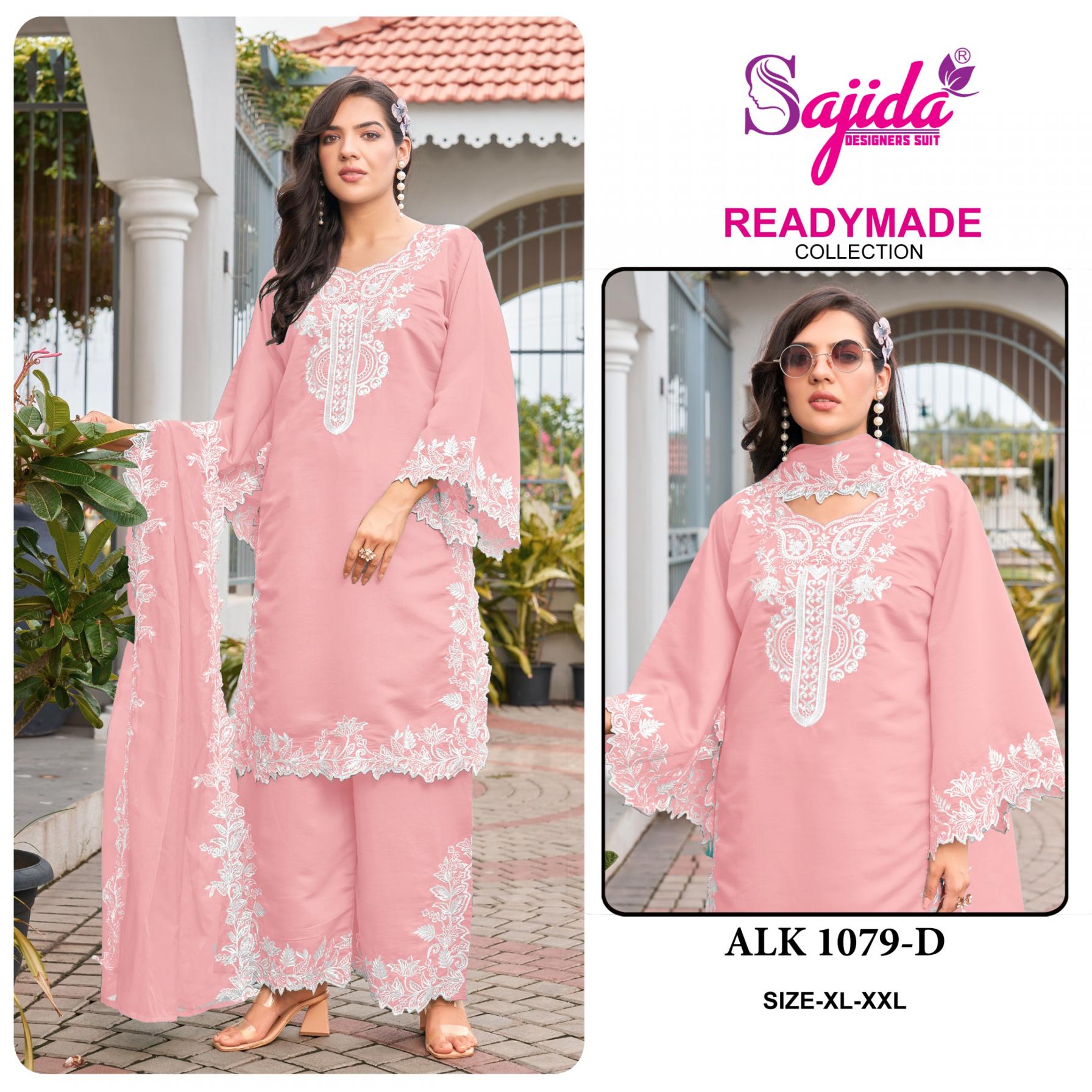 alk 1079 abcd by sajida readymade elegant dress