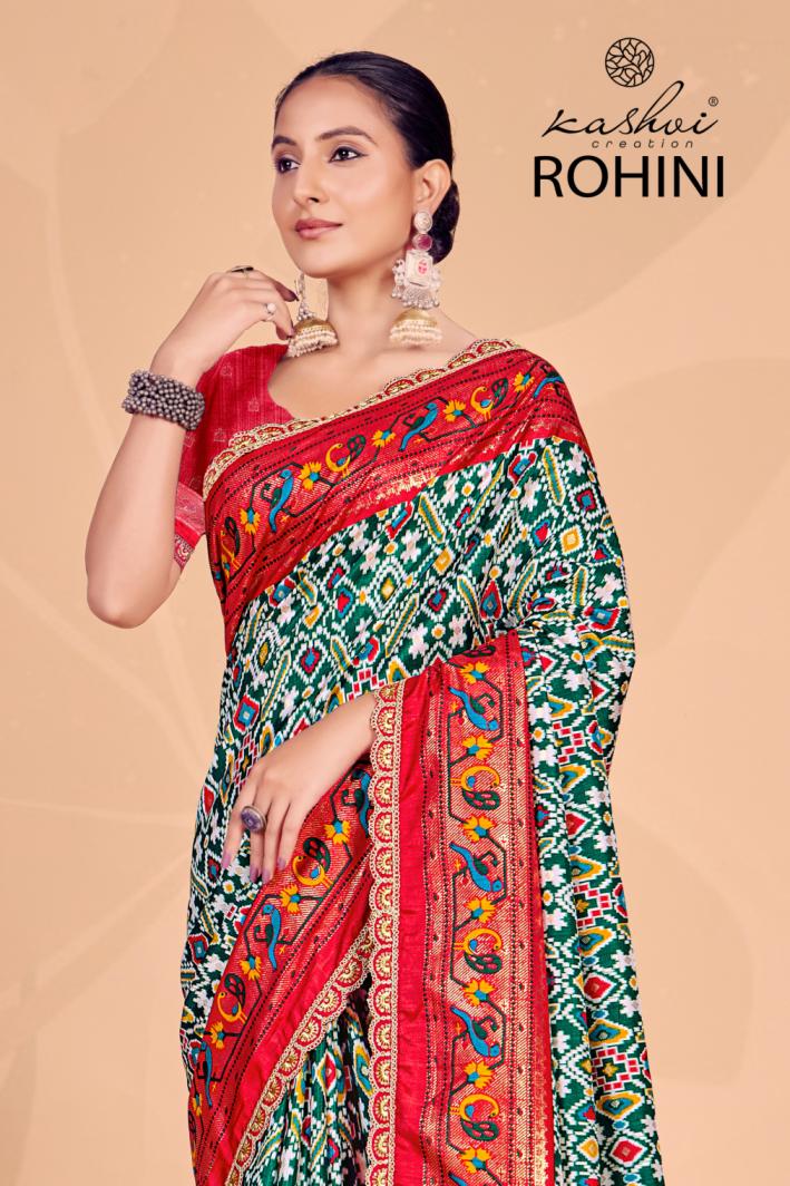 kashvi creation presents rohini party wear saree 