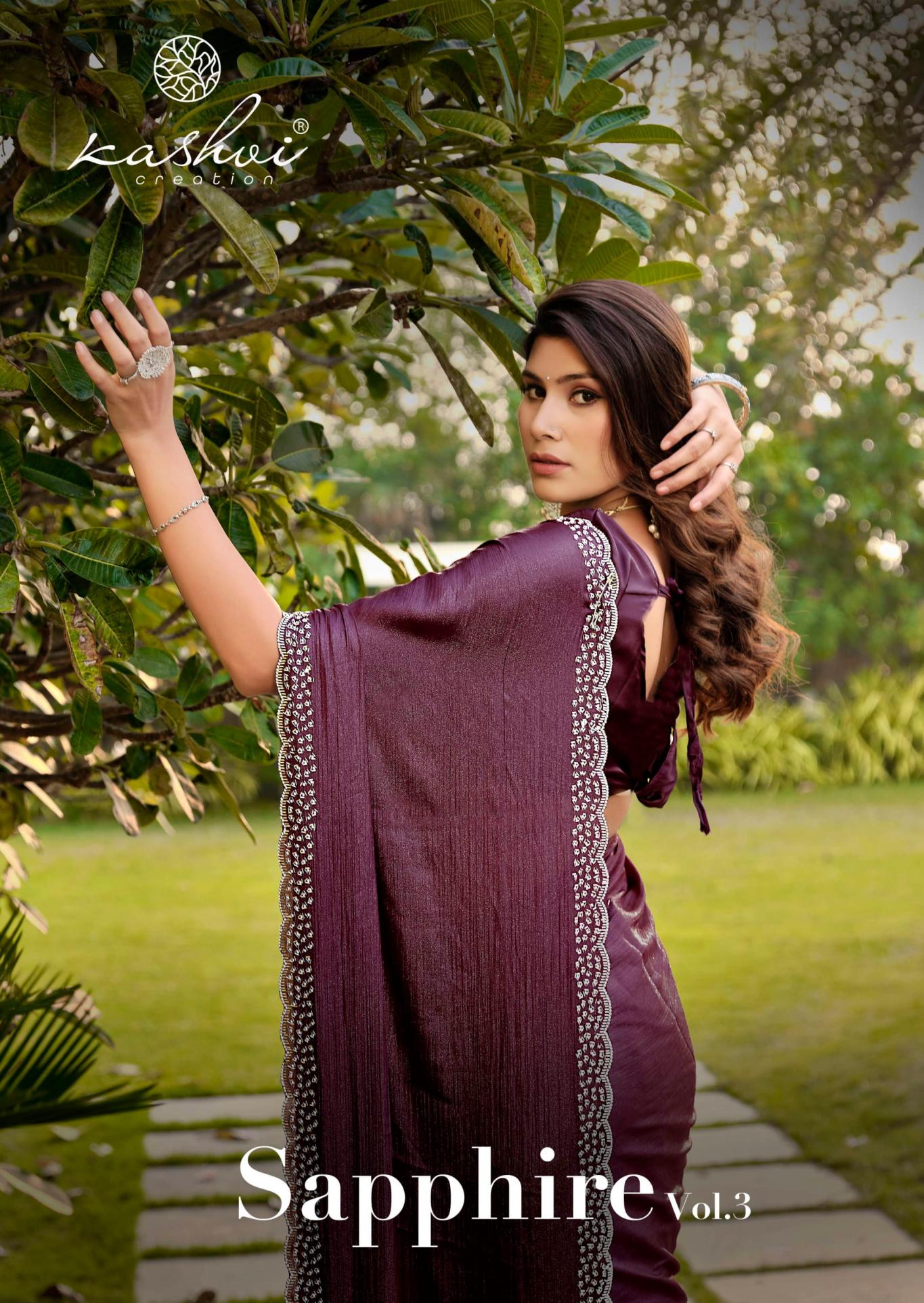 kashvi creation sapphire vol 3 silk summer beauty saree exports 