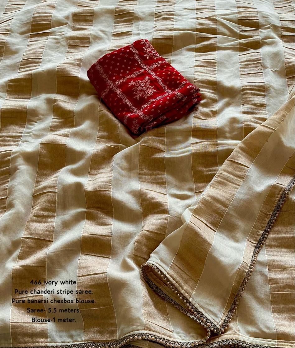 kc 466 elegance style viscose chanderi saree for womens 