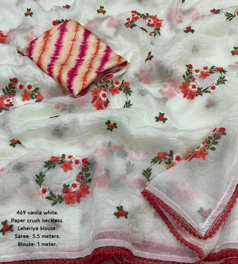 kc 469 paper crush pretty look saree for womens 