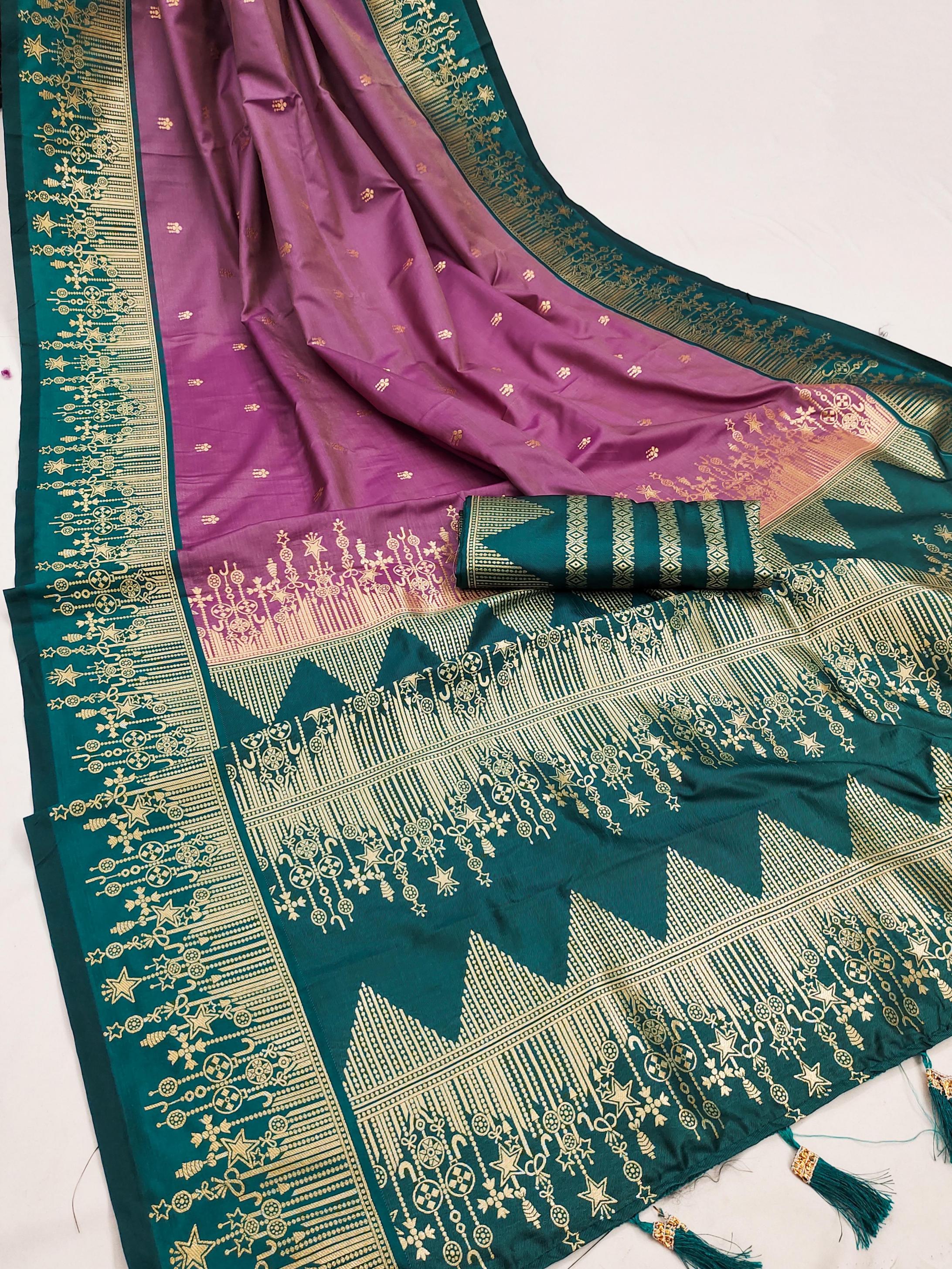 kc 7017 banarasi silk elegant style saree for womens 