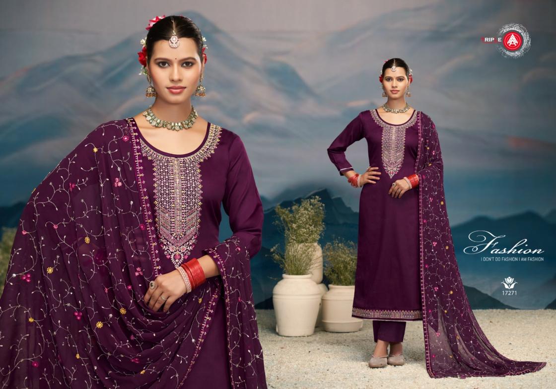 keerat vol 10 by triple a hit design jam silk cotton dress material exports 