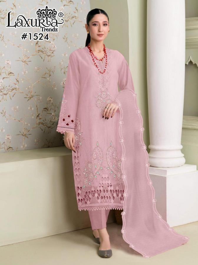 laxuria trendz 1524 fancy readymade modern pakistani suit for womens 