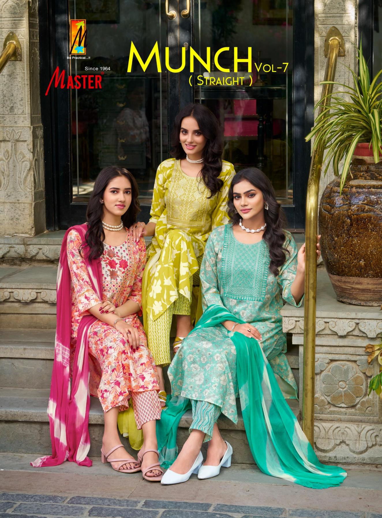 master munch vol 7 capsule print readymade modern salwar kameez 