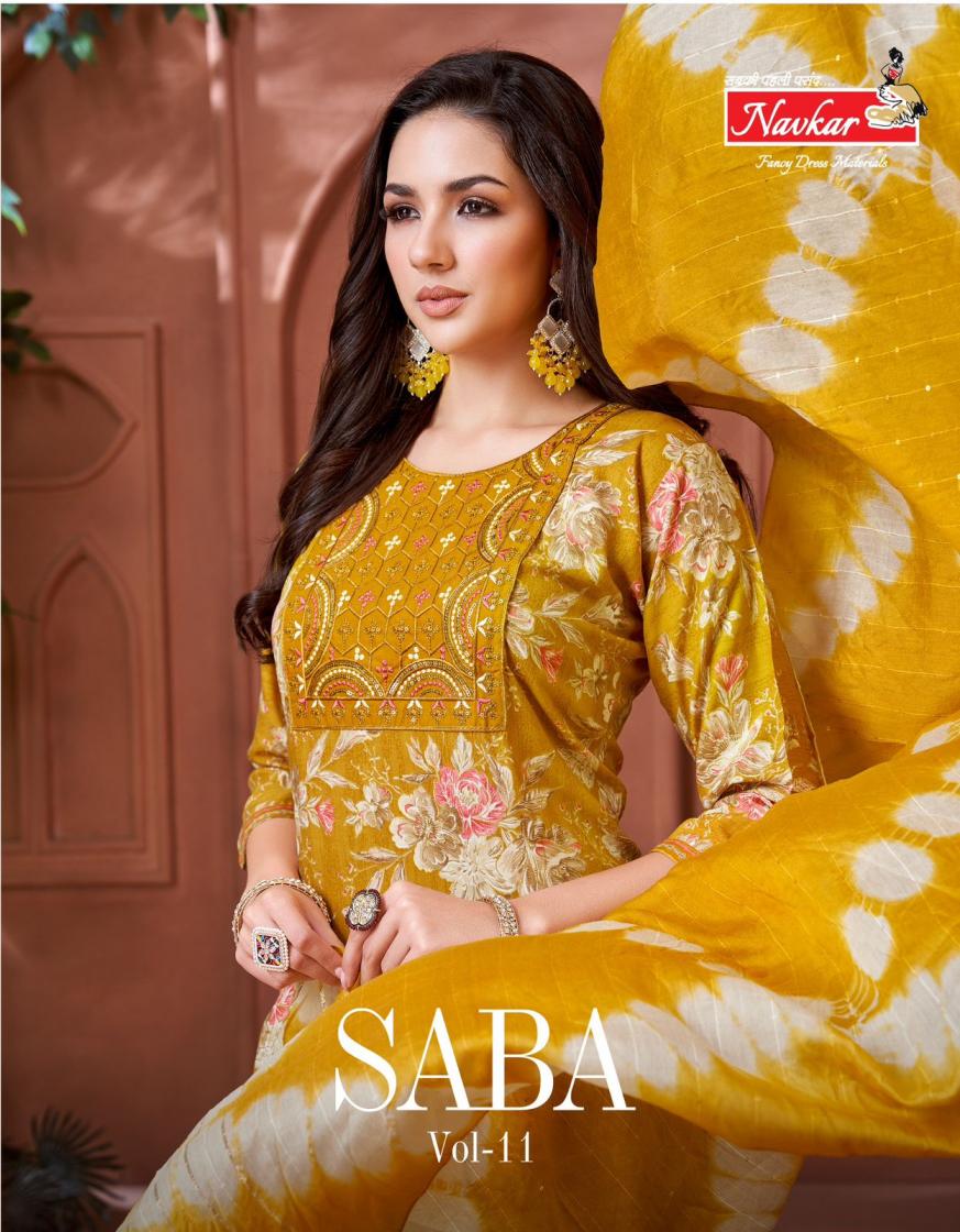 navkar saba vol 11 rayon readymade daily wear salwar kameez   