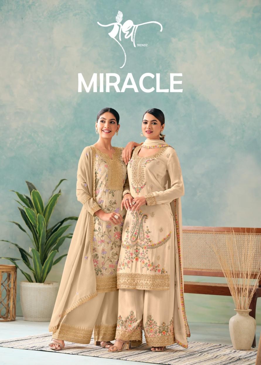 radha trendz miracle chinon fully stitch party wear plazzo suit for womens  