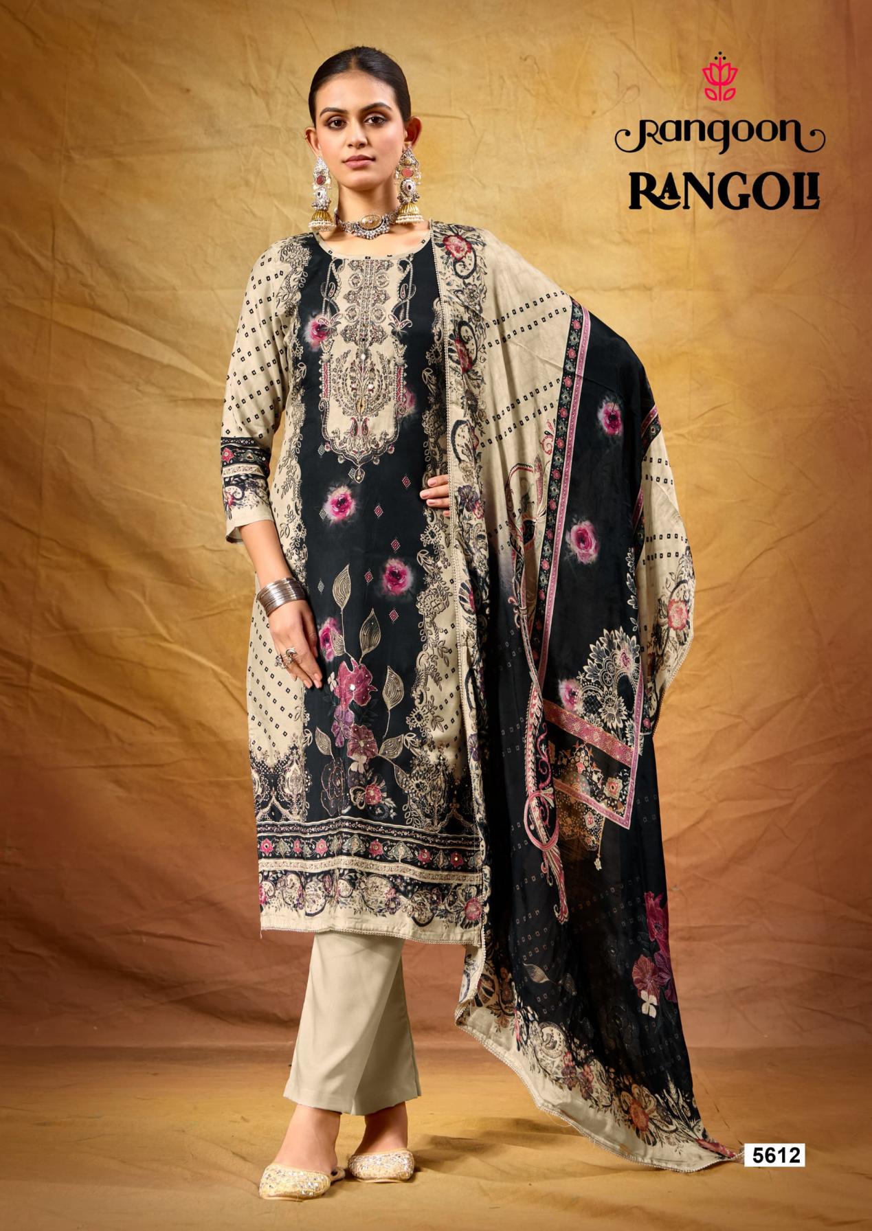 rangoon rangoli muslin readymade classic look salwar kameez 