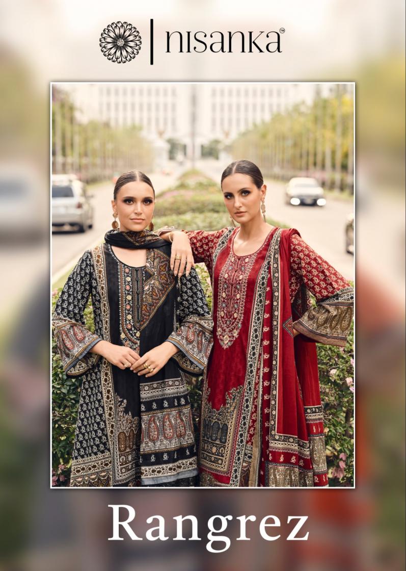 rangrez by the hermitage shop nisanka lawn cotton pakistani fancy dress material 