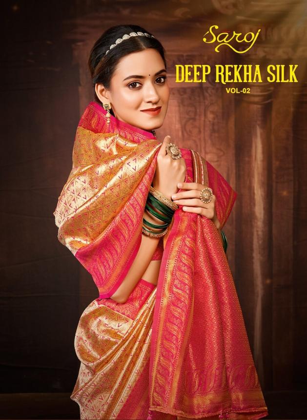 Saroj Deep Rekha silk vol.2 Kanjvaram silk saree