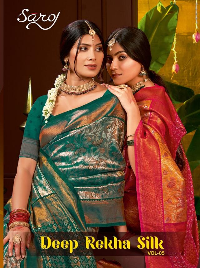 Saroj Deep Rekha silk vol.5 Kanjvaram silk saree