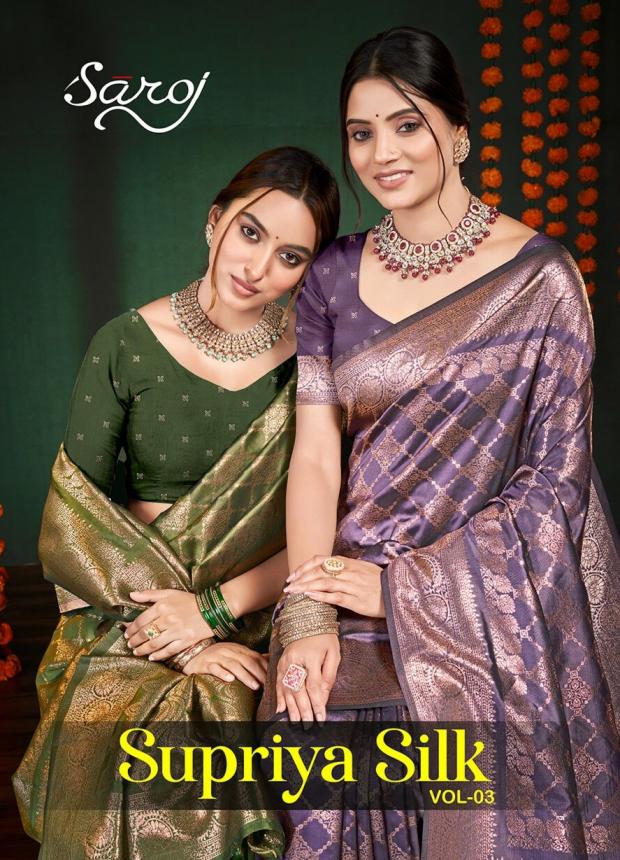 Saroj Supriya Silk Vol.3 50*600 silk saree