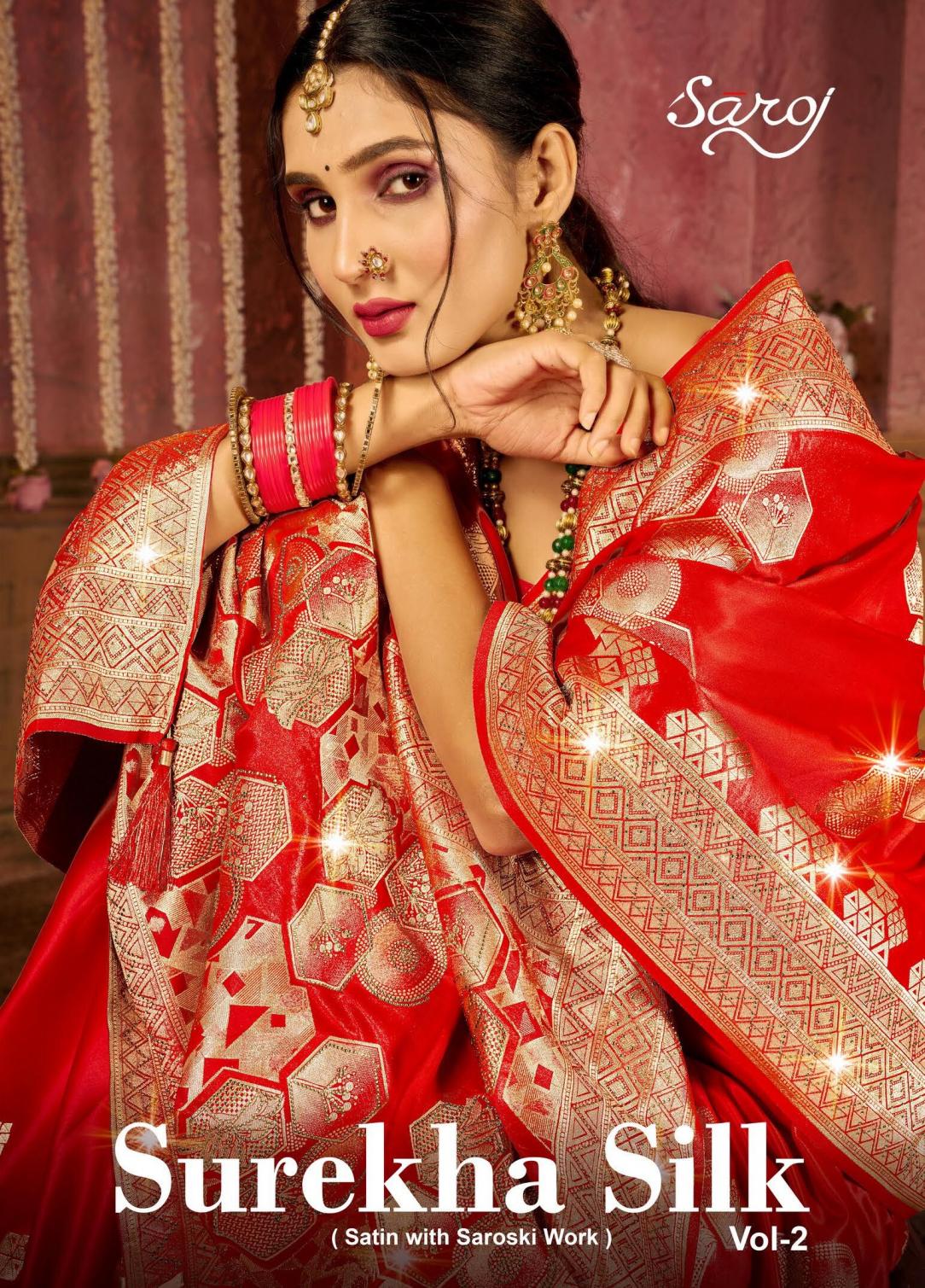 Saroj Surekha Silk vol.2 Satin silk saree