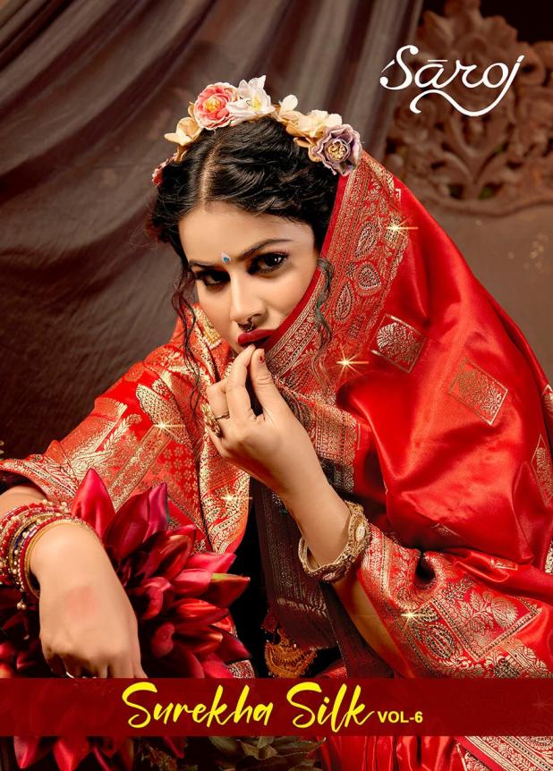 Saroj Surekha Silk vol.6 Satin silk saree