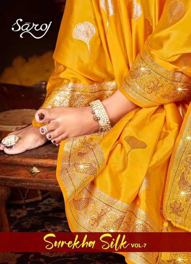 Saroj Surekha Silk vol.7 Satin silk saree