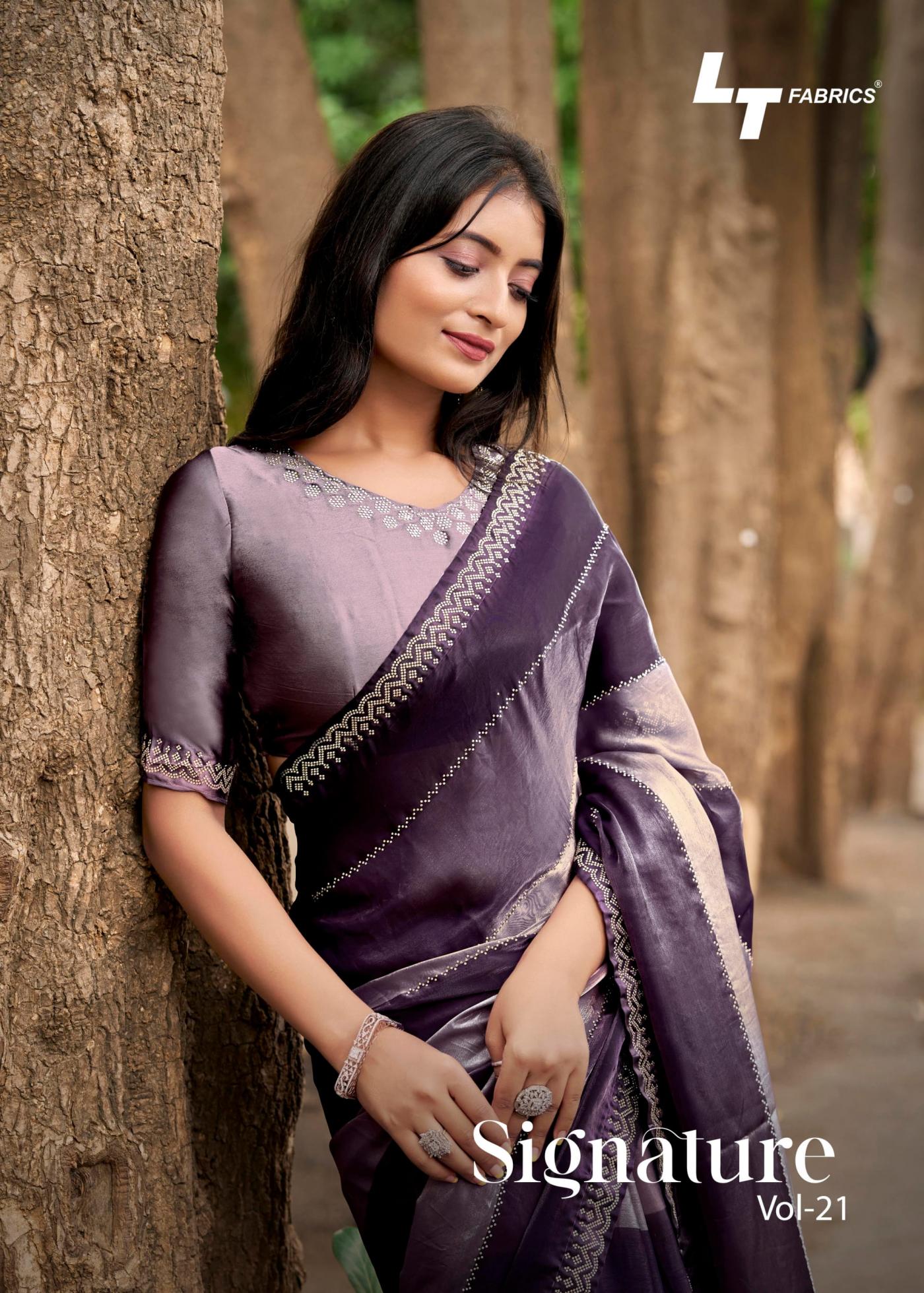 signature vol 21 by lt fashion malai silk amazing saree for womens 