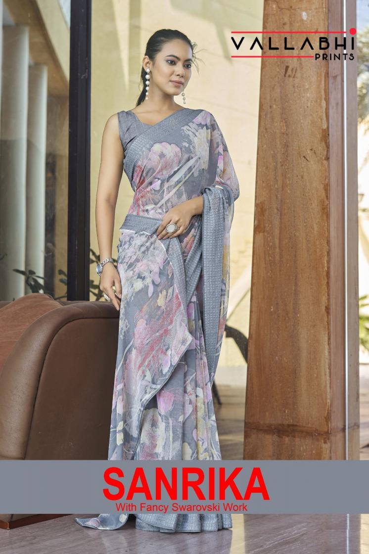 vallabhi prints sanrika adorable georgette sarees