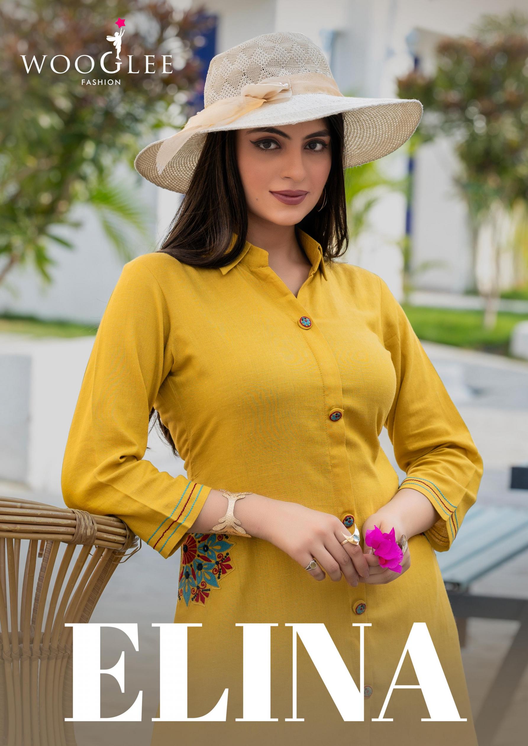 wooglee presents elina full stitch cotton elegance co-ord sets online 