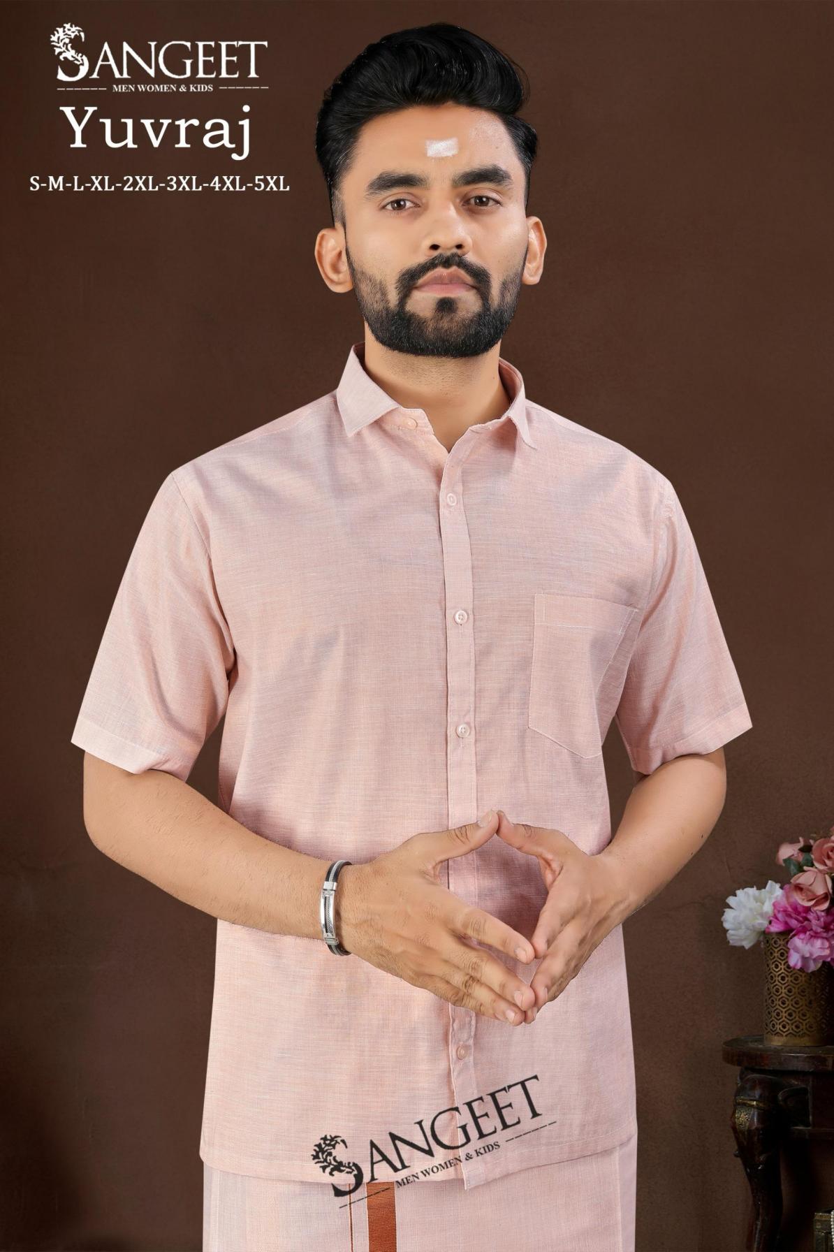yuvraj silk south readymade big size stylish look mens kurta exports 