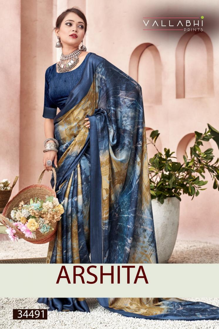 arshita by vallabhi prints chiffon unique colours sarees 