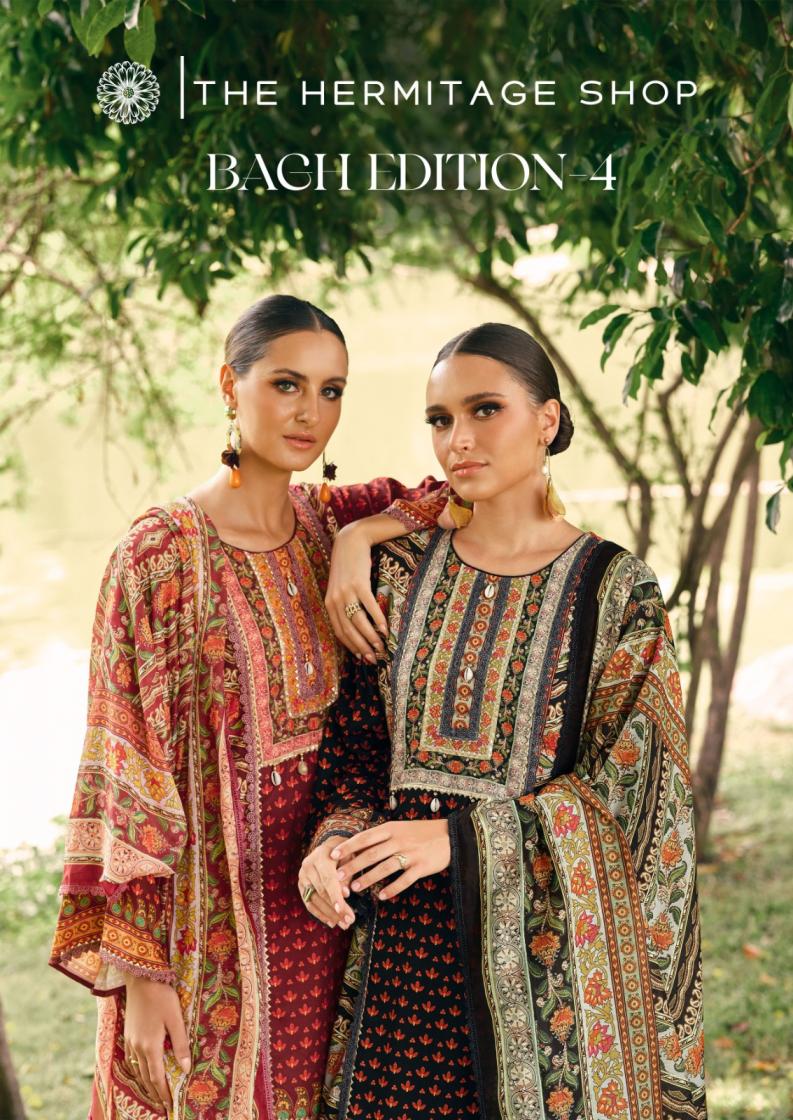 bagh edition vol 4 by the hermitage shop lawn modern pakistani 3pcs dress