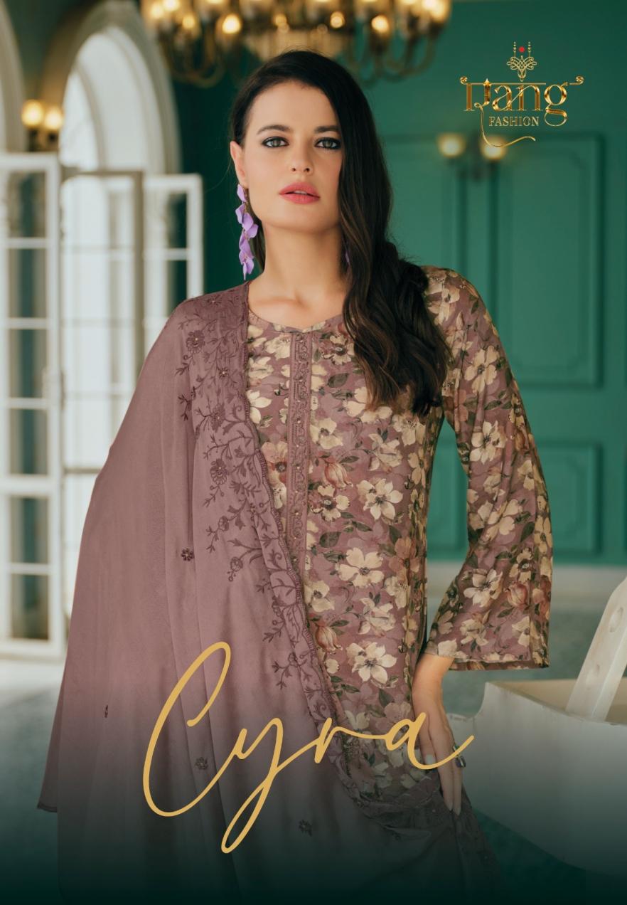 cyra by rang fashion viscose muslin good salwar suits online